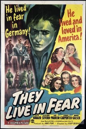 They Live in Fear 1944 One Sheet