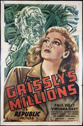 Grissly's Millions 1945 One Sheet