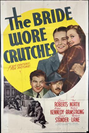Bride Wore Crutches 1940 One Sheet