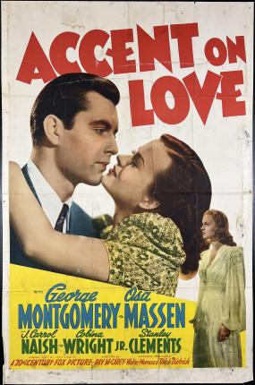 Accent on Love 1941 One Sheet