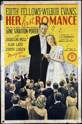 Her First Romance 1940 RARE One Sheet